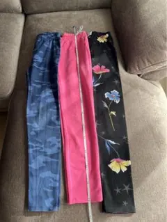 GAP キッズレギンス 迷彩・無地・花柄 3点セット 130㎝
