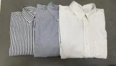 ワイシャツ 長袖 ボタンダウン