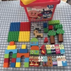 【まとめ売り】アンパンマン　はじめてのブロックバケツL