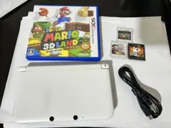 【動作品・ソフト付き】ニンテンドー 3DS LL ホワイト 白 本体 充電器