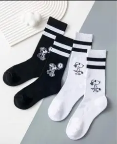 【新品】２足♪スヌーピー柄 ゴルフソックス