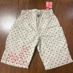 新品　ブリーズ　ジャンクストア　ハーフパンツ　ベージュ　110 水玉