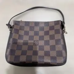 【超美品】ルイヴィトン ダミエパターン ブラウンポーチ