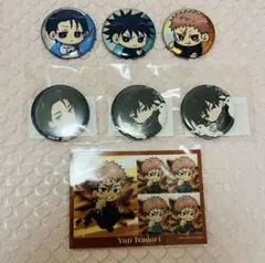 【 呪術廻戦 死滅回遊】 オーロラキャラバッジ・丸くじ缶バッジ