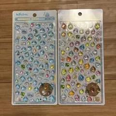 【正規品】ボンボンドロップシールmini　2種　しずくちゃん　森のなかまたち
