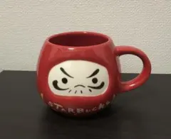 スターバックス　だるま　赤　マグカップ　レア　未使用　STARBUCKS