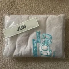 seventeen ジュン ワッペン フード付きタオル