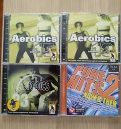 エアロビクス用CD 7枚（2枚組×3＋1枚）セット
