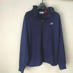 YONEX ネイビーフルジップジャケット　Ｌサイズ