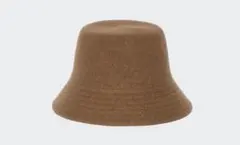 【新品】UNIQLO バケットハット　ウール　ブラウン