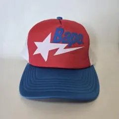 Bape 星型ロゴ キャップ ピンク/ホワイト - メルカリ