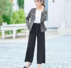 新品タグ付き　フロリア　スーツ　セットアップ　ツイードジャケット　パンツ　S