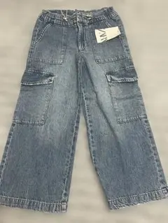 カーゴパンツ ライトブルー 122cm ZARA 新品未使用