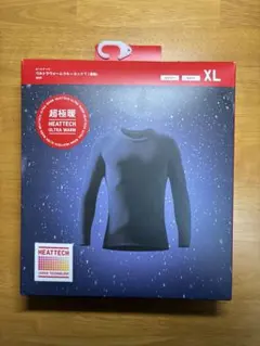 【新品】超極暖ヒートテックウルトラウォームクルーネックT ネイビー