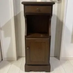 美品☆アンティーク☆オールドカリモク電話台・花台・小物引き出し入れ 美品☆アンティーク☆オールドカリモク電話台・花台・小物引き出し入れ