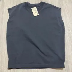 無印良品 丈夫で 洗える ニット Tシャツ L