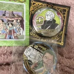 ONE PIECE ゾロ 缶バッジ 3点セット - メルカリ