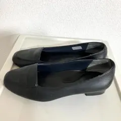 BEAUFIT リーガル　ローヒール　ブラックパンプス　牛革　23.5 3E