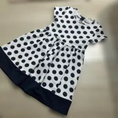 水玉模様 半袖ワンピース Ｈ＆Ｍ フォーマル 130