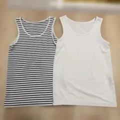 UNIQLO KIDS AIRism タンクトップ 2枚セット 110