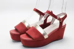 44■ORiental TRaffic バイカラーサンダル(M)美品のサムネイル