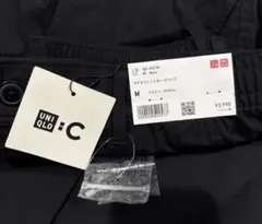 UNIQLO:C ワイドフィットカーゴパンツ　ブラック M