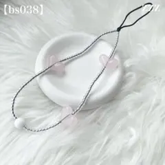 ビーズストラップ ✧ y2k ピンク クリア ハート スマホ 韓国 キーホルダー