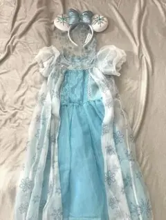 アナと雪の女王　エルサドレス　カチューシャ付き
