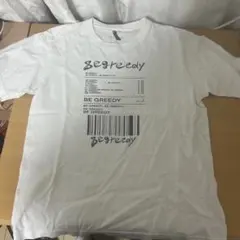8egreedy プリント Tシャツ ホワイト