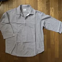 LACOSTE チェック柄 七分袖シャツ サイズ4