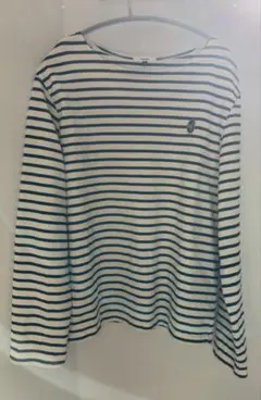 depound ディパウンド　ストライプ 長袖Tシャツ