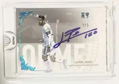 メッシ Lionel Messi On Card AUTO 直筆サイン 3枚限定