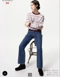 UNIQLO and JW ANDERSON ストレートデニム　25