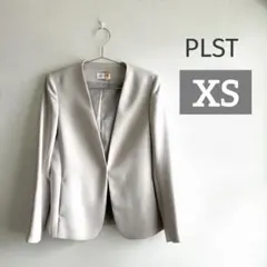 プラステ ジャケット ノーカラージャケット レディース XS SS グレージュのサムネイル