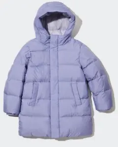 キッズ　ダウンコート　ブルー　140cm