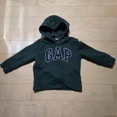 匿名配送　GAP　パーカー　ダークグリーン系　サイズ95