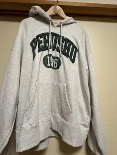 Perushu フード付きパーカー グレー