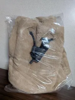 HÉLIOPÔLE ベージュ ファーショルダーバッグ