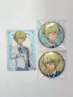 あんスタ　巴 日和　追憶編　エレメント　クリアカード　缶バッジ