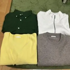 GU ジーユー UNIQLO ユニクロ 4本セット シャツ カーディガン