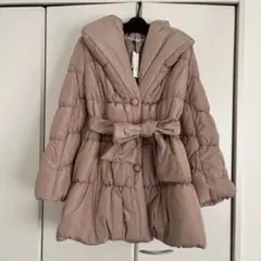 SCOT CLUBベージュ中綿コート