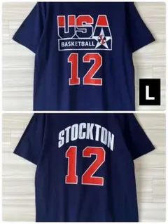 USA ドリームチーム　ジョン・ストックトン　Tシャツ　NBA ユニホーム