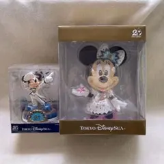 東京ディズニーシー25周年 フィギュア ミッキー ミニー +おまけ付き