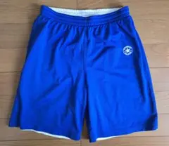 バスケットボールパンツ 青 メッシュリバーシブルコンバース