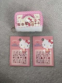 ハローキティ 小物入れ & ネイルシール セット