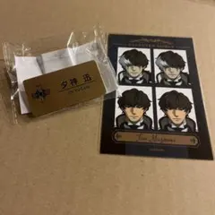 最安値⭐︎ 逆転裁判 カプくじ D賞 E賞 缶バッジ ステッカー 夕神迅 セット