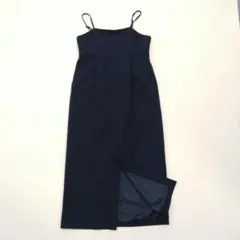 美品 green label relaxing ツイードライク キャミワンピース