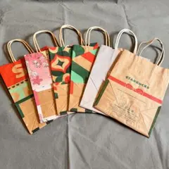 【期間限定】スタバ 紙袋 ショッパー　6枚