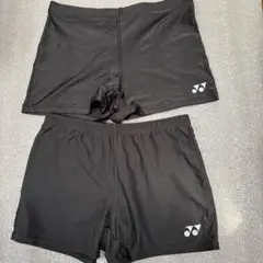 YONEX ブラック ショートパンツ Lサイズ　スパッツ　3枚