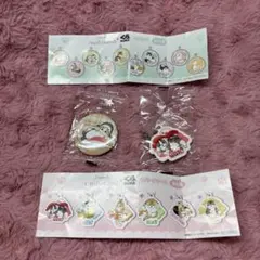 くら寿司 mofusand モフサンド 缶バッジ ラバーチャーム セット